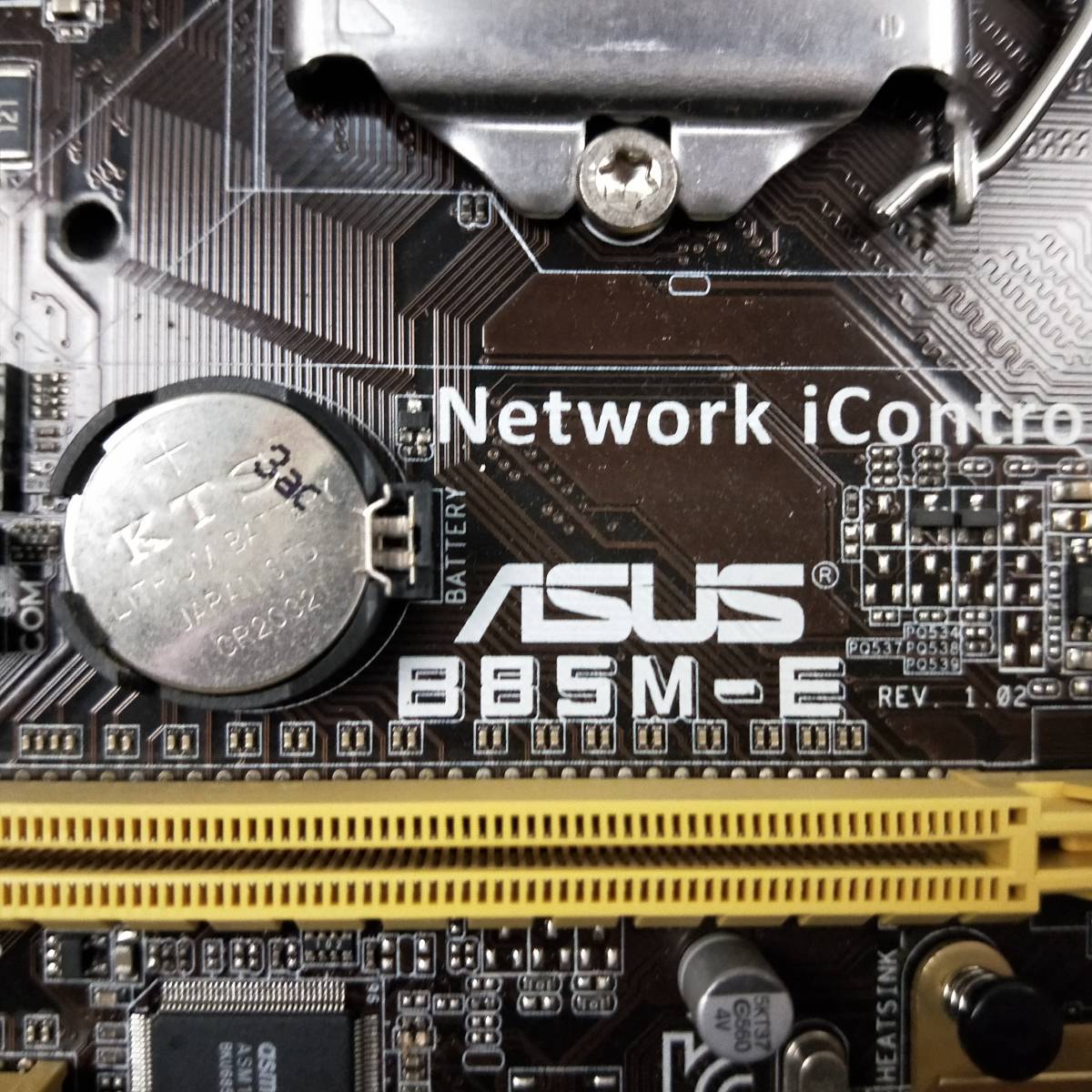 BIOS確認のみ、ASUS B85M-E マザーボード 【中古パーツ】BIOS確認のみ、ASUS B85M-E マザーボード