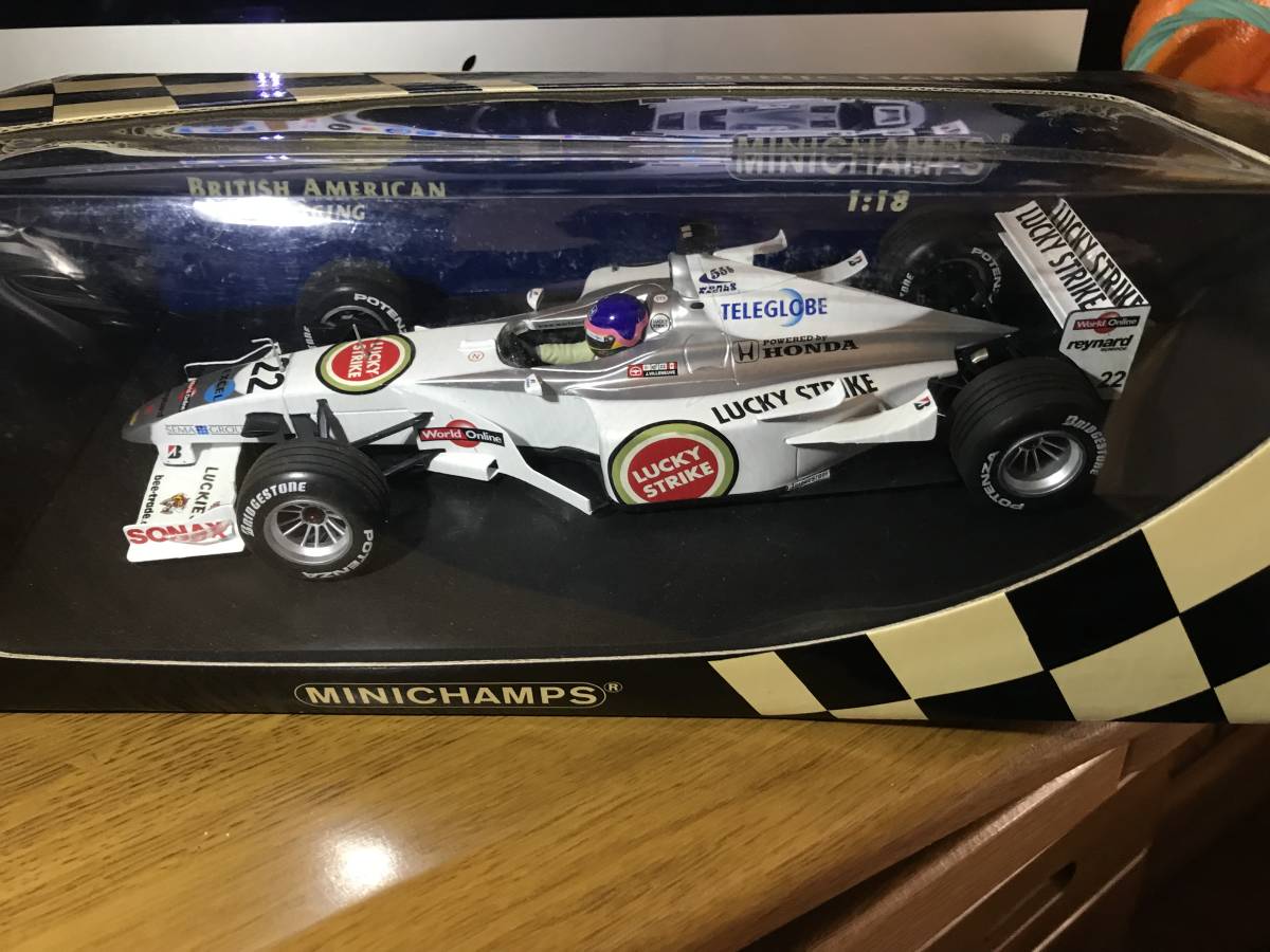  PMA 1/18 BAR Honda No22 J.Villeneuve デカール加工(レーシングカー)｜売買されたオークション情報、yahooの商品情報をアーカイブ公開 - オークファン レーシングカー