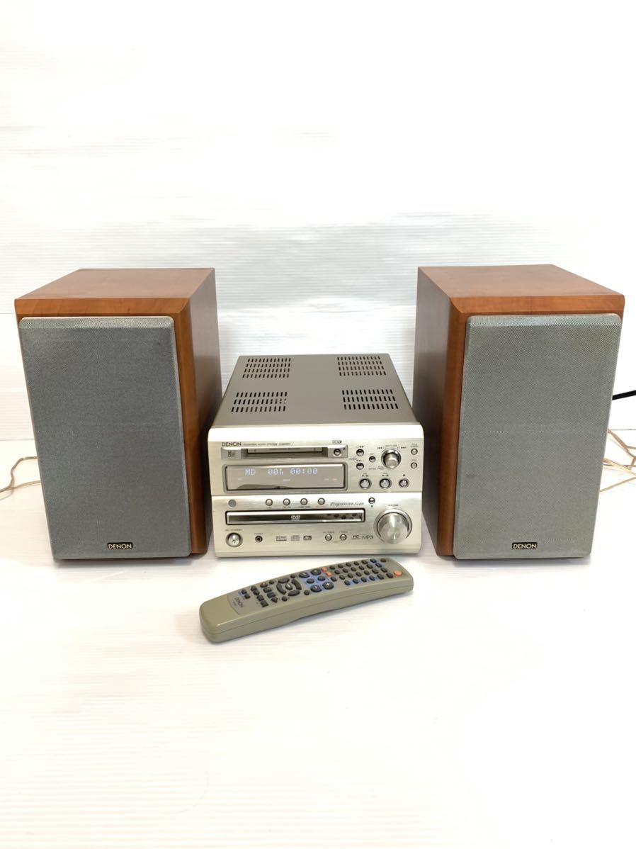 DENON D-MA5DV DVD・CD・MDコンポ リモコン付き ジャンク品 デノン