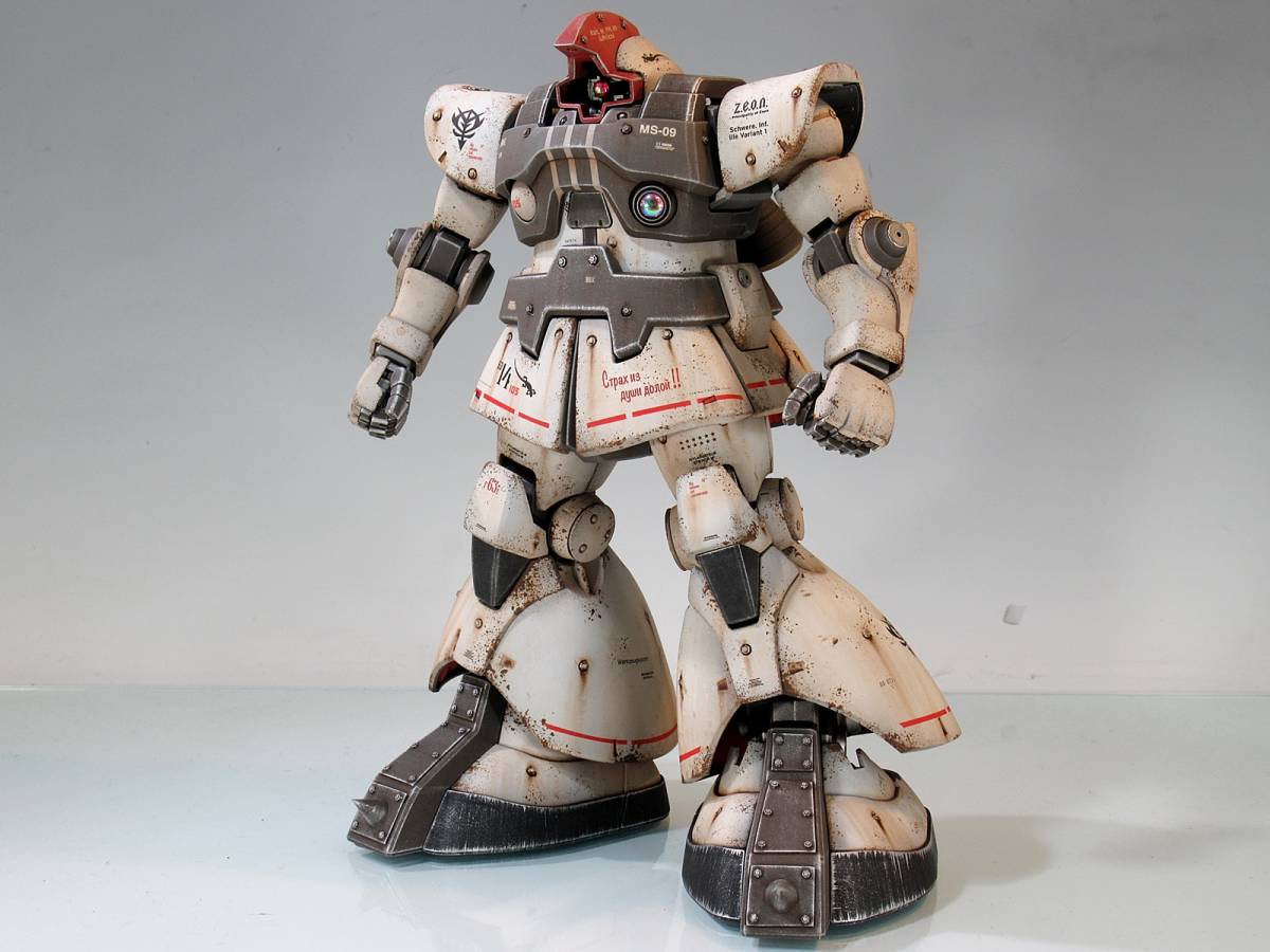 MG 1/100 MS-09 ドム ホワイトオーガー エルマー・スネル大尉機 重装