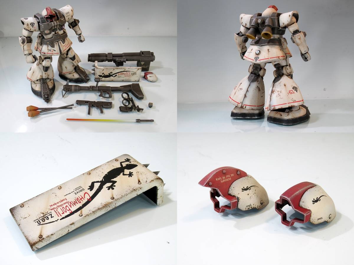 MG 1/100 MS-09 ドム ホワイトオーガー エルマー・スネル大尉機 重装