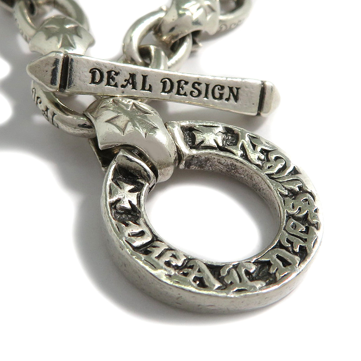 美品 DEAL DESIGN ディールデザイン ベビーライオン チェーン Tバー 