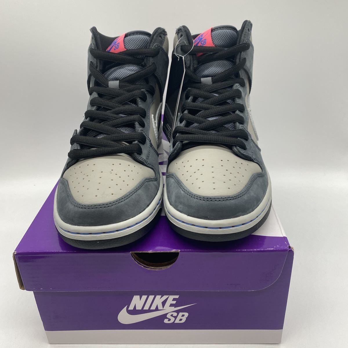 27cm】新品 NIKE SB DUNK HIGH PRO ISO MEDIUM GREY ナイキ SB
