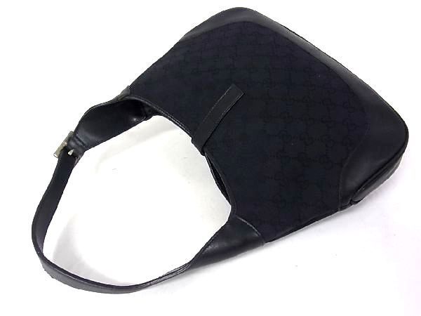 1円 GUCCI グッチ 001 8806 ジャッキー GGキャンバス×レザー
