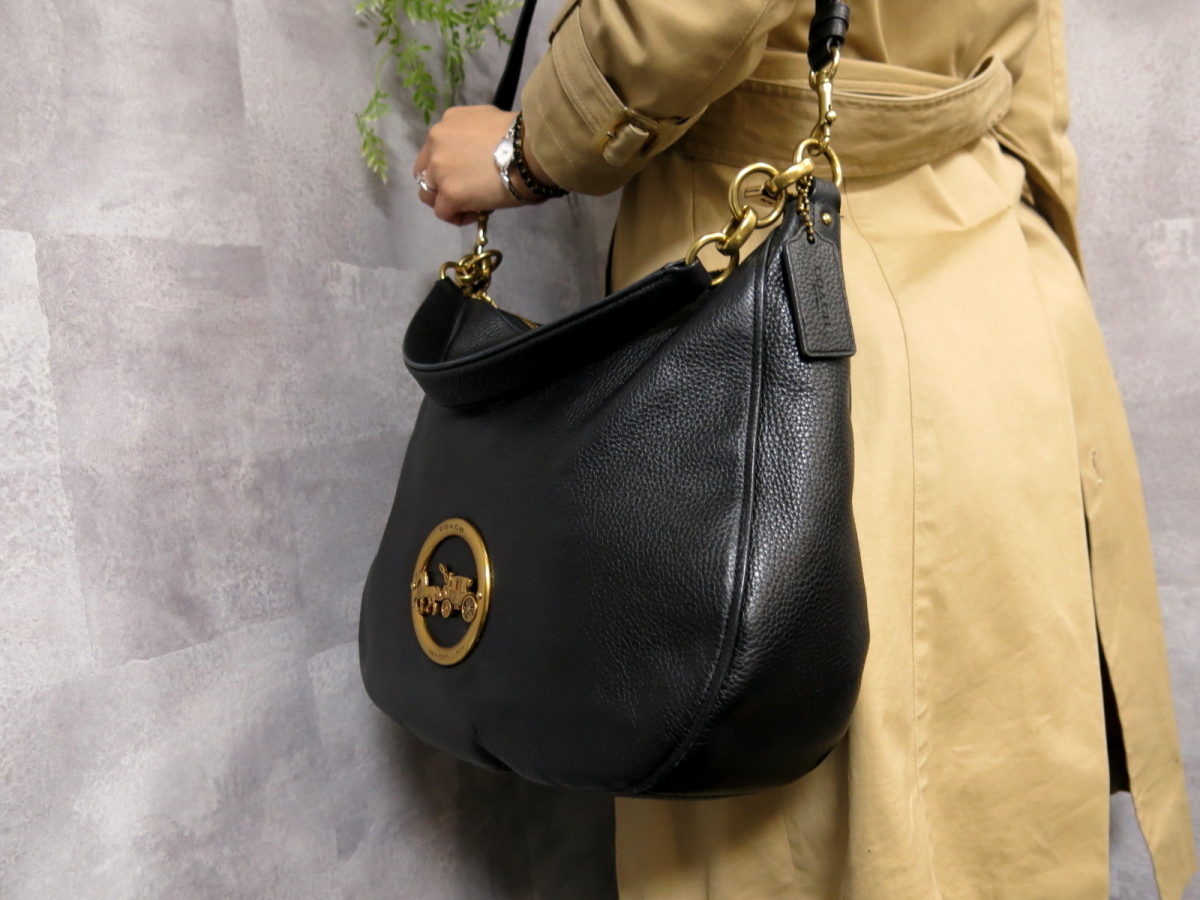 COACH(コーチ) コーチ エルホーボー F31400 レザー 2way ショルダー 
