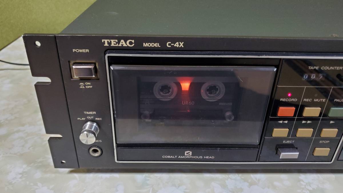 TEAC ティアック カセットデッキ □録再できたけどジャンク扱い！即決 