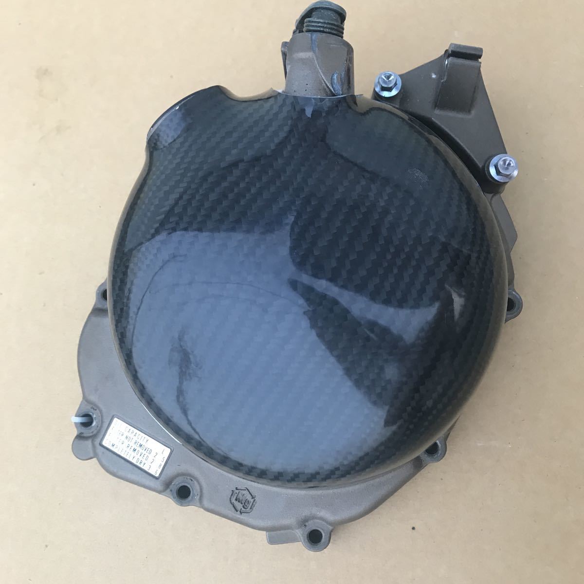 訳がありセール ZX-12R 綾織カーボン ジェネレーターカバー＆クラッチカバー