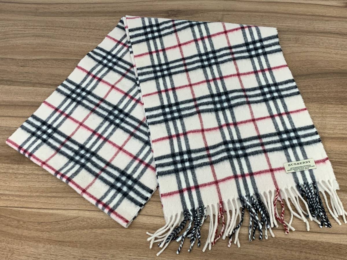 【2026，お得】 2894 Burberry バーバリー チェック マフラー ブランド品 ファッション(マフラー)｜売買されたオークション情報、yahooの商品情報をアーカイブ公開 - オークファン 服飾小物