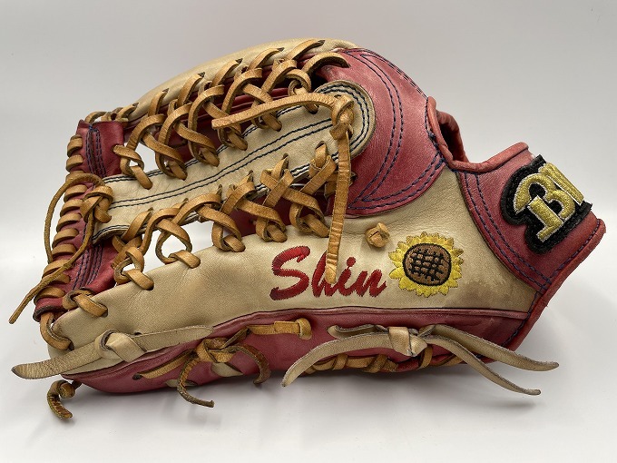 ベースマン 硬式外野手用グローブ 左投用 オーダー 刺繍あり