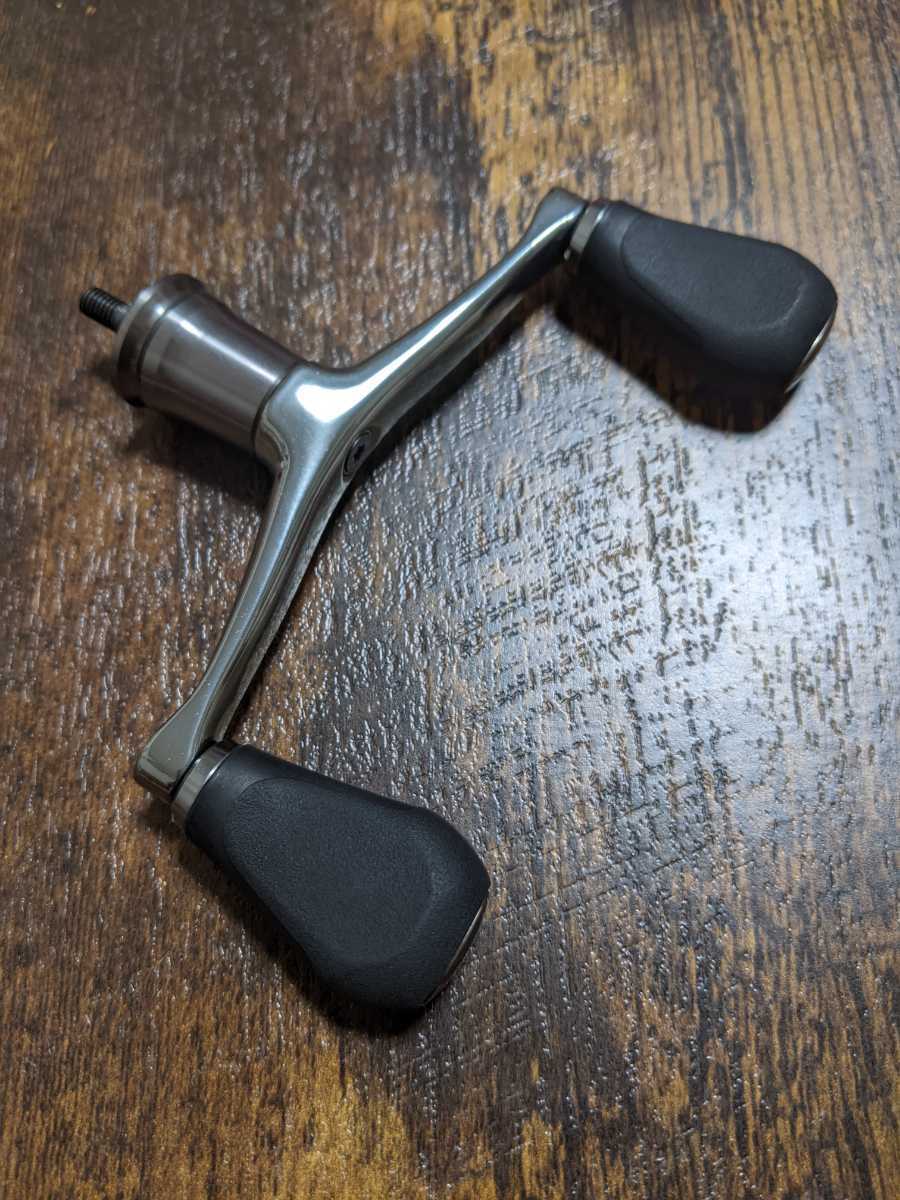 超美品】 シマノ 18ステラ C3000SDHHG 純正 ハンドル組 45mm ダブル