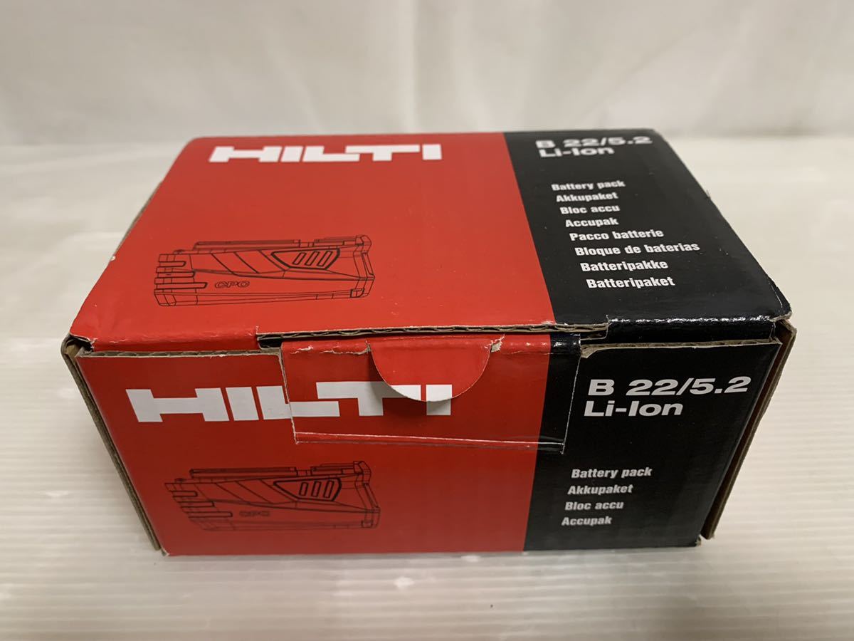 B22 5.2 リチウムイオンバッテリー ヒルティ(HILTI) HILTI 22V⁄5.2Ah 