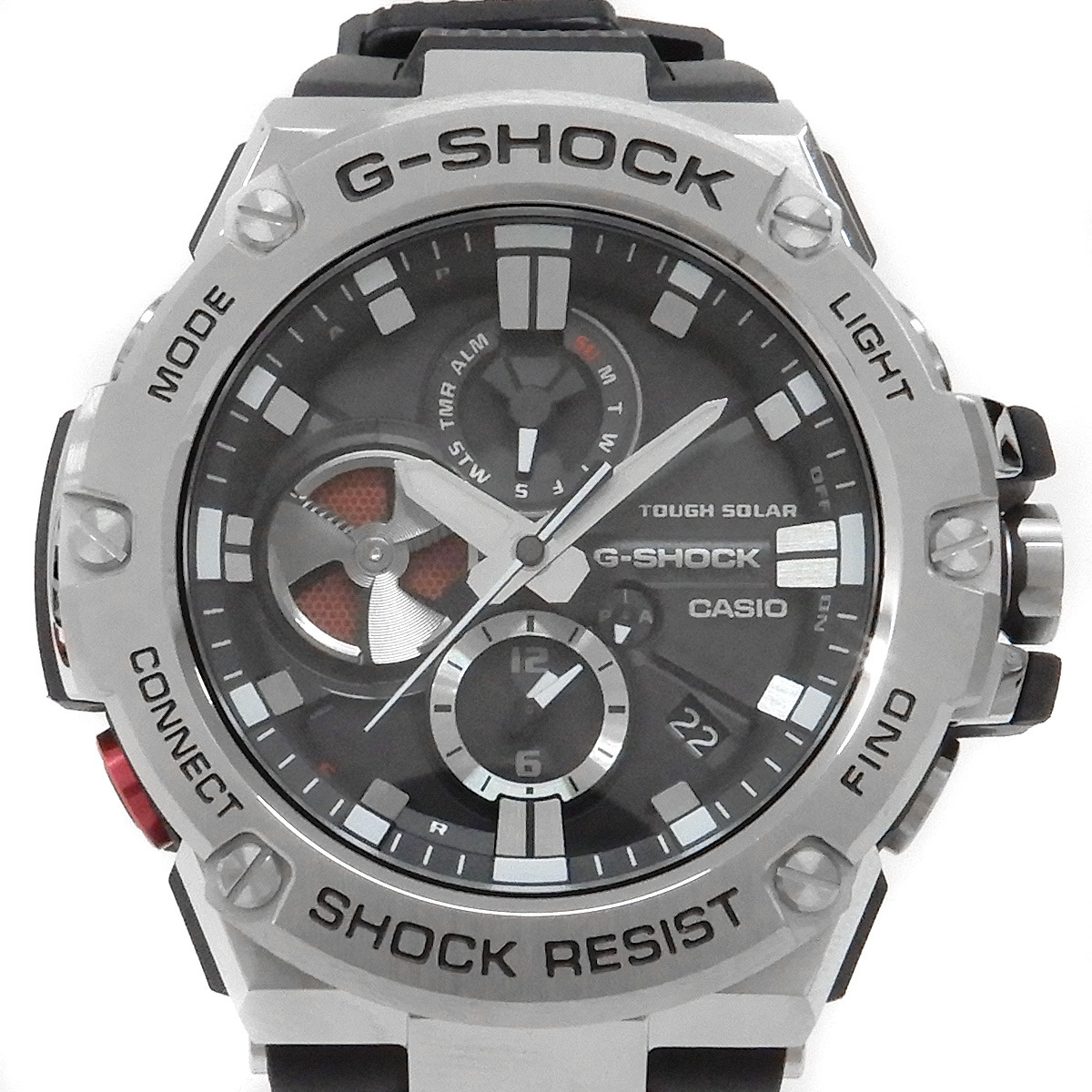 極美品 G-SHOCK GW-2500B-1AJF タフソーラー 電波受信 電波ソーラー 