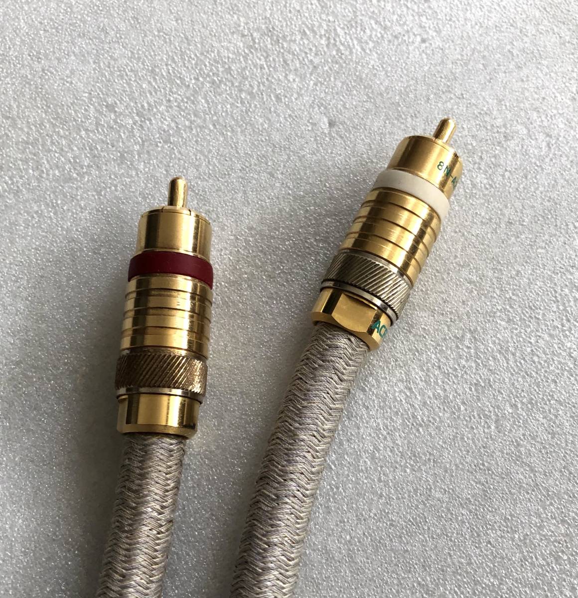 ACROTEC アクロテック 8N-A2080 RCAケーブル 0.6m 2本 8N-A2080
