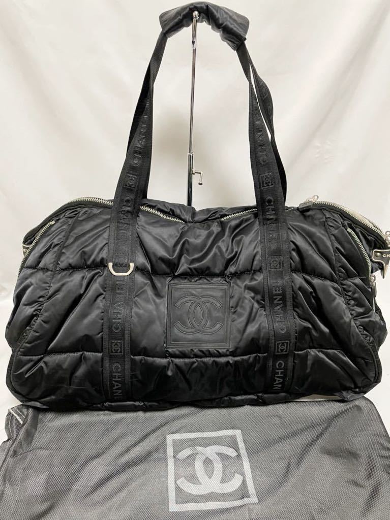 美品　CHANEL シャネル スポーツライン メッセンジャーバッグ　ビンテージ シャネル スポーツライン ヴィンテージ ボストンバッグ CHANEL 送料
