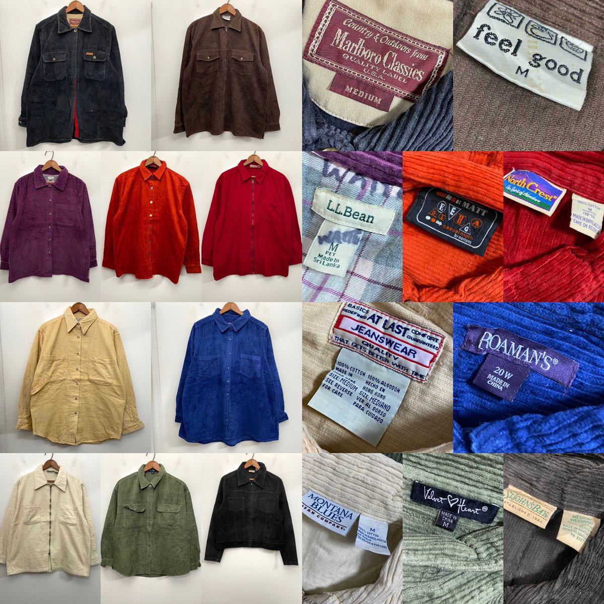 30着set 太畝コーデュロイシャツ レディースS~M アメリカ ヨーロッパ 