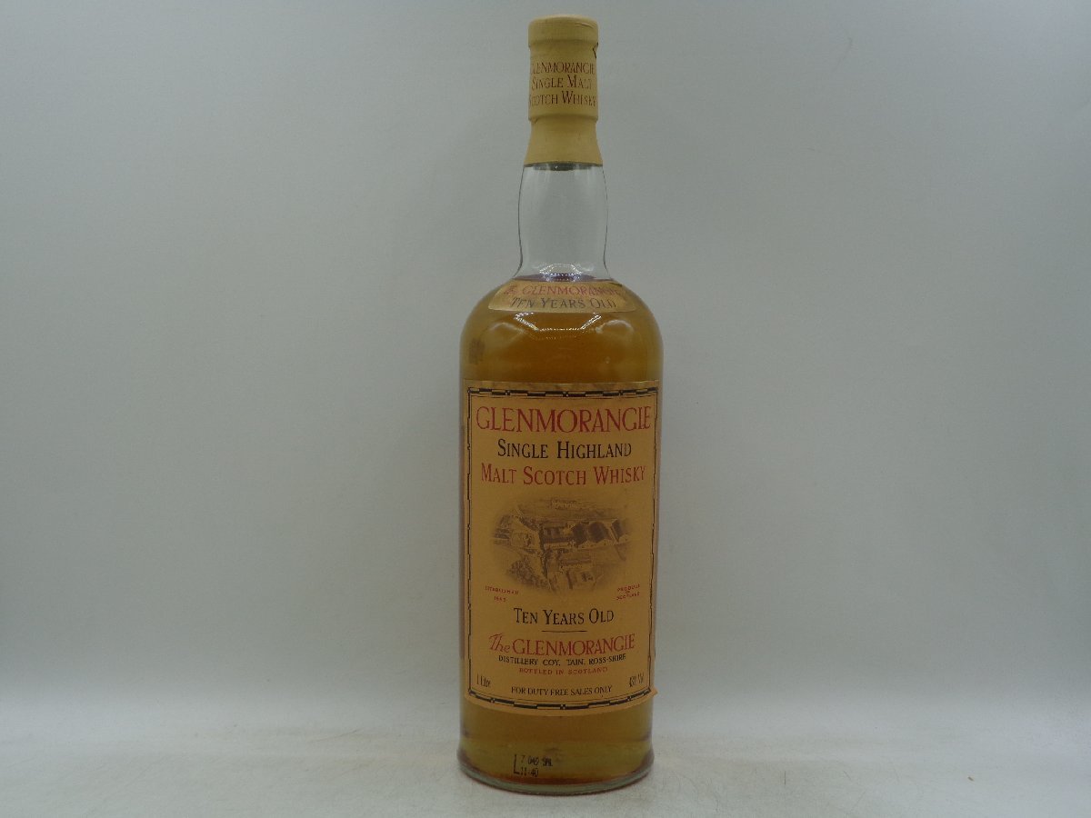 同梱OK商品】GLENMORANGIE 10年 グレンモーレンジ シングル ハイランド