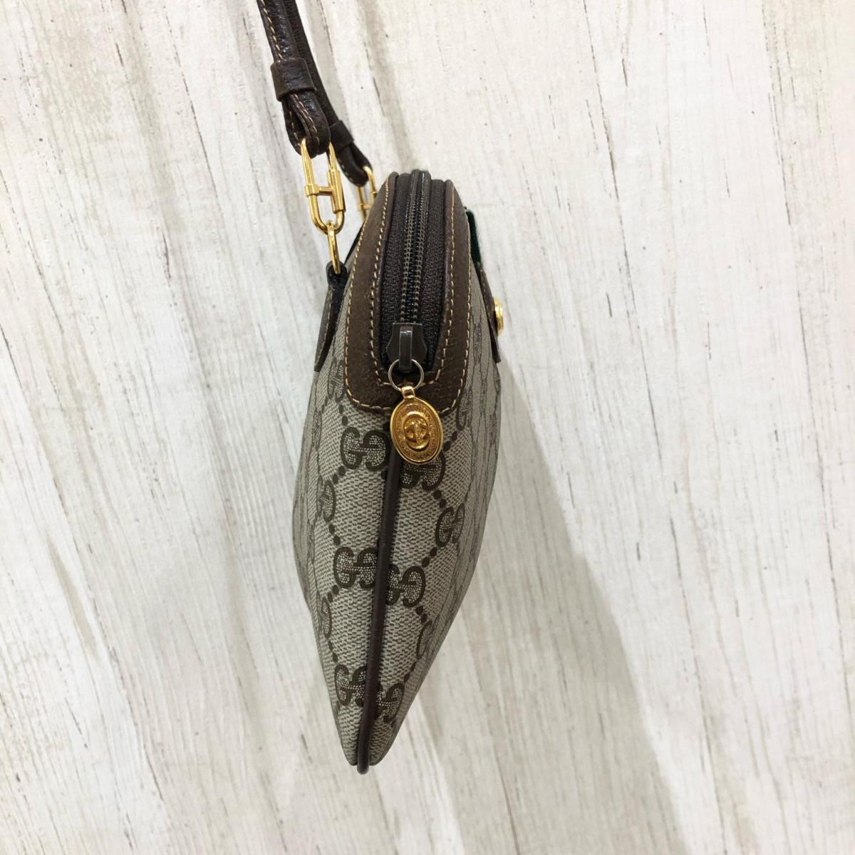 GUCCI オールドグッチ ショルダーバッグ シェリーライン GG柄 PVC GUCCI グッチ オールドグッチ GG柄 シェリー ライン ショルダーバッグ