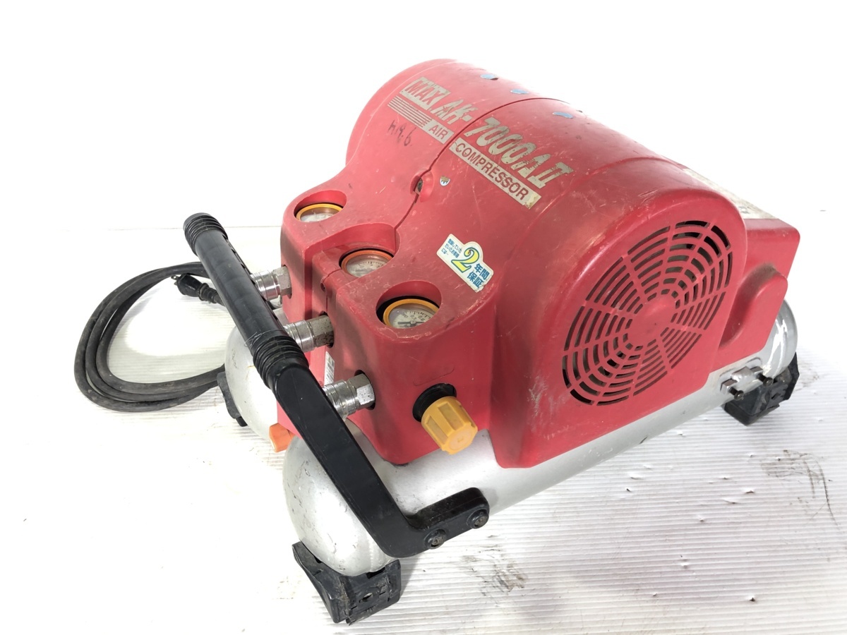 限定セール，セール MAX マックス エアーコンプレッサー AK-7000A2 エアコンプレッサ 常圧 エア工具(コンプレッサー)｜売買されたオークション情報、yahooの商品情報をアーカイブ公開 - オークファン コンプレッサー