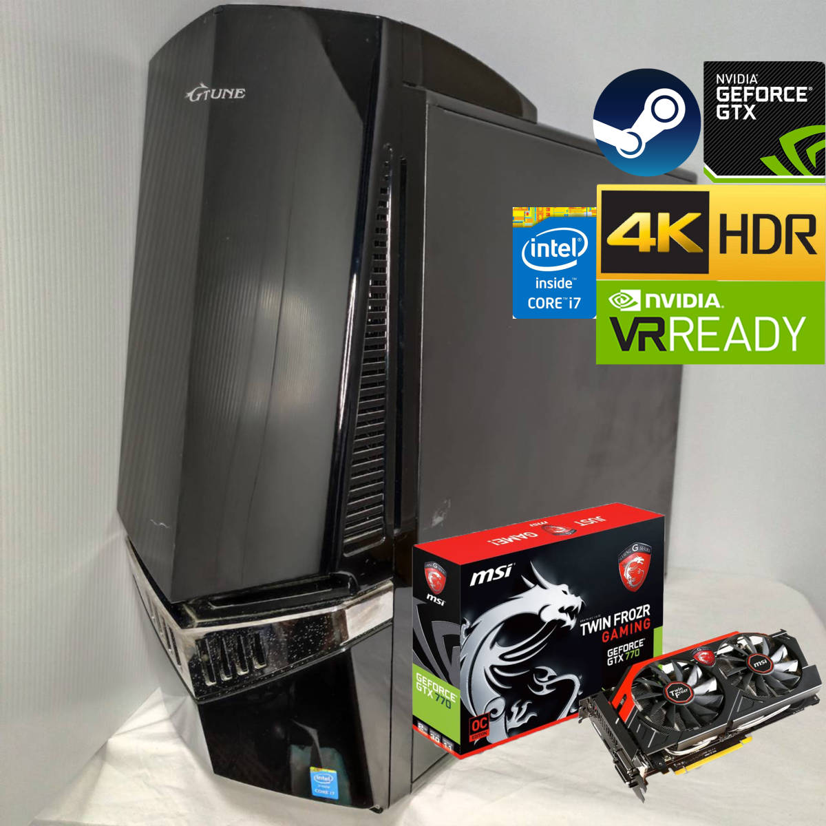 ゲーミングPC/Windows10/GTX770/SSD240GB ゲーミングPC/Windows10/GTX770/SSD240GB