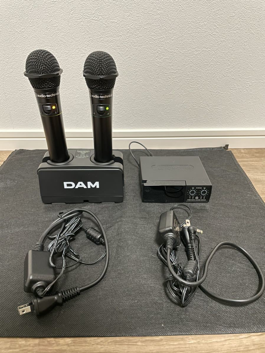 audio-technica ワイヤレスマイクセット 本体 オーディオテクニカ ワイヤレス マイク セット1 ご覧頂きありがとう