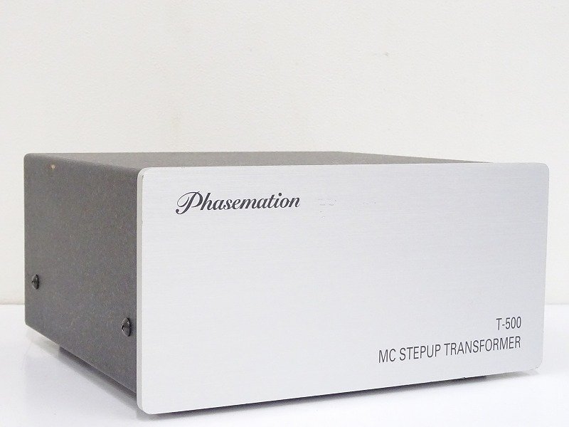 △▽Phasemation T-500 MC昇圧トランス フェーズメーション 元箱付