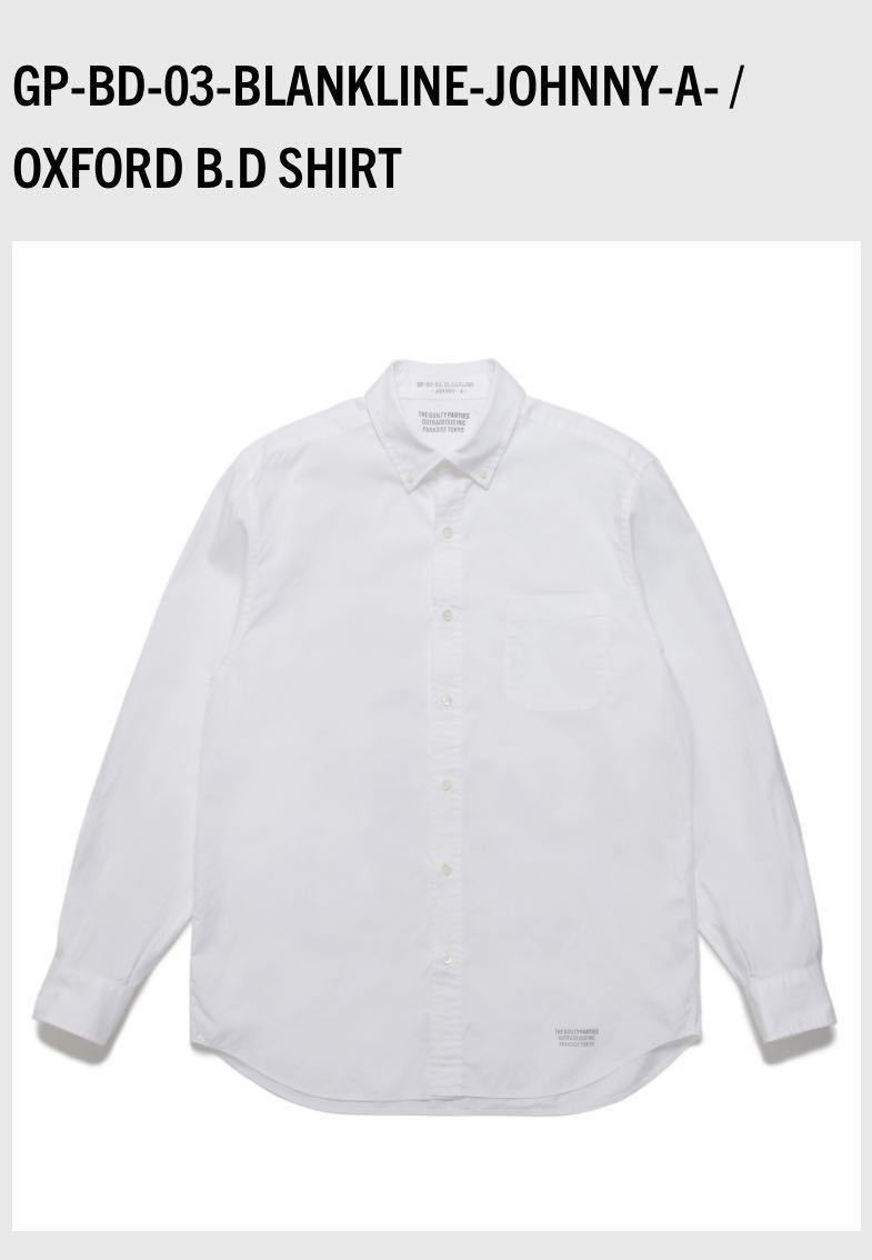 【新作，定番人気】 ワコマリア GP-BD-03-BLANKLINE-JOHNNY-A- / OXFORD B.D SHIRT ボタンダウンシャツ(Mサイズ)｜売買されたオークション情報、yahooの商品情報をアーカイブ公開 - オークファン 長袖シャツ一般