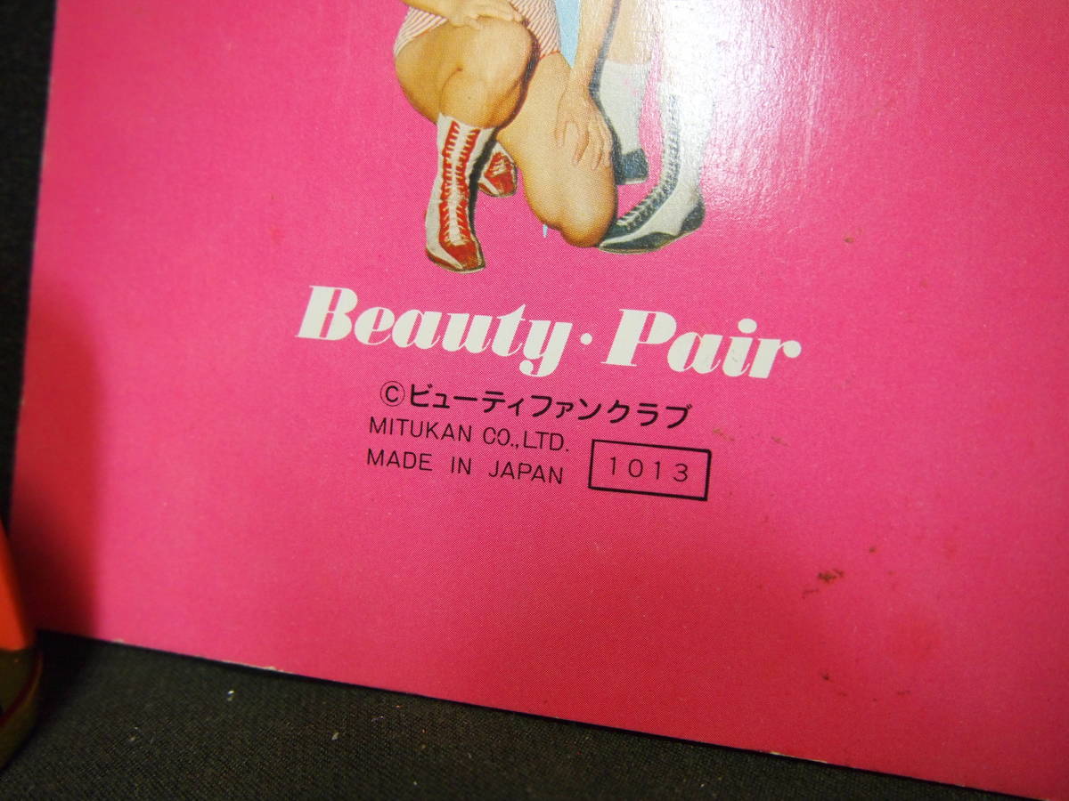 昭和レトロ 全日本女子プロレス ビューティペア メモ帳 中古品 マキ 
