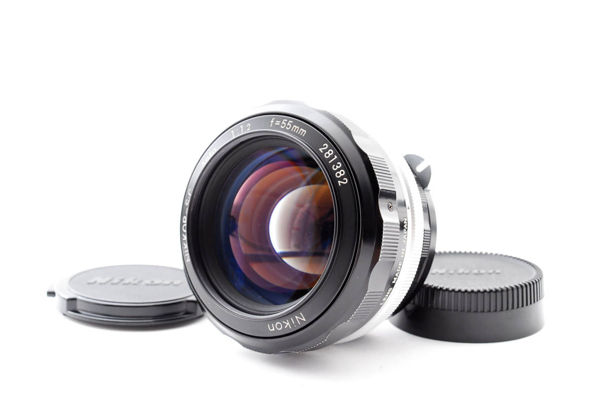 【大口径レンズ】 Nikon ニコン NIKKOR-S・C Auto 55mm F1.2 #2661☆