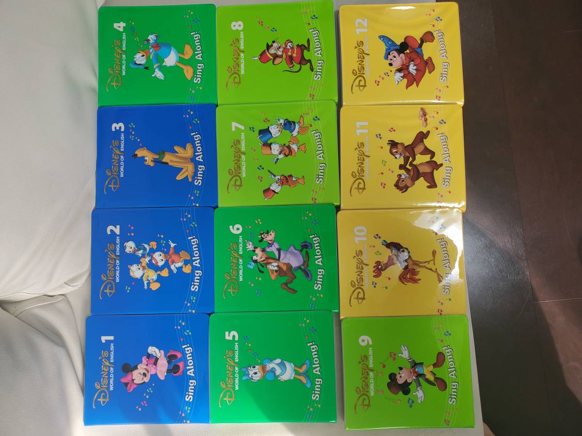 DWEディズニーワールドファミリー☆sing alongシングアロング☆DVD12巻
