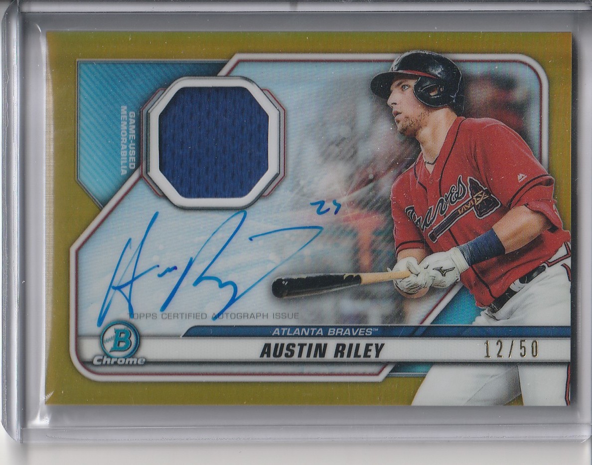 0 Bowman Riley Chrome | Greene Draft Prices Sapphire #BD-180 
