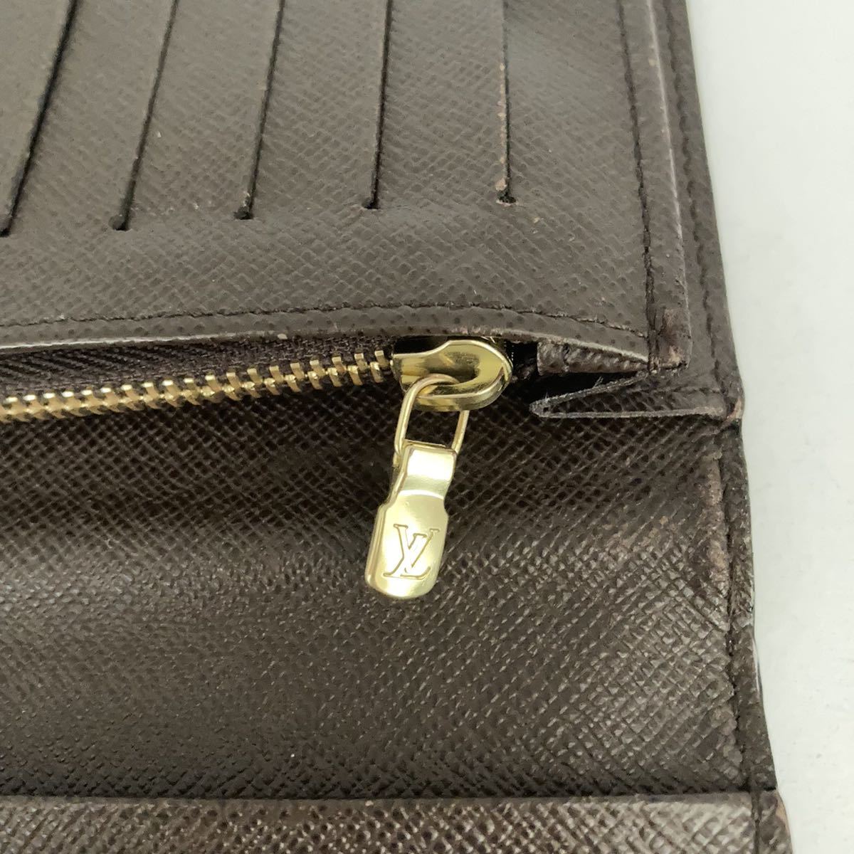 R361 1円～ Louis Vuitton ルイヴィトン N60017 ダミエ ポルトフォイユブラザ ファスナー 長財布 ルイヴィトン LOUIS VUITTON モンスリMM ブラウン◆-29 ポルトフォイユ・ヴィクトリー