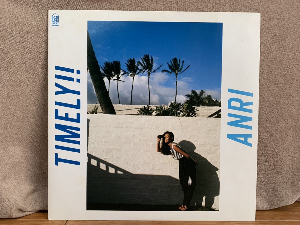 国内盤 ANRI/TIMELY!!/FOR LIFE 28K63 LP レコード LP】杏里 『TIMELY