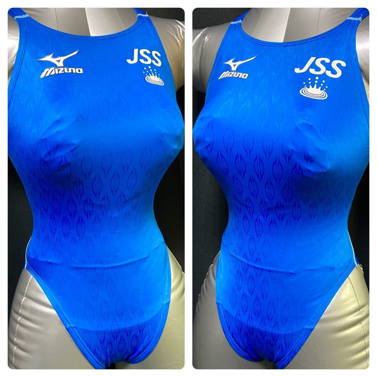 JSS 選手用 ハイカット 競泳水着 Mサイズ マイティライン うろこ模様