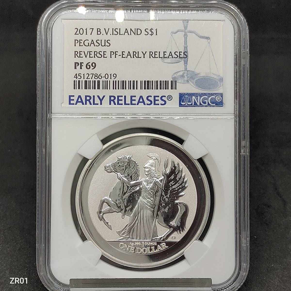 お買い得，人気 1円スタート 準最高鑑定PF69 2017年 イギリス領 ヴァージン諸島 ペガサス 1ドル 1oz 銀貨 鑑定番号：NGC 4512786-019(ヨーロッパ)｜売買されたオークション情報、yahooの商品情報をアーカイブ公開 - ヨーロッパ