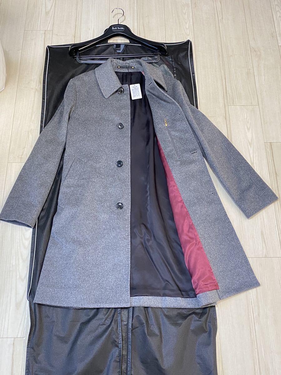 Paul Smith ポール スミス 高級 カシミア100% チェスター コート