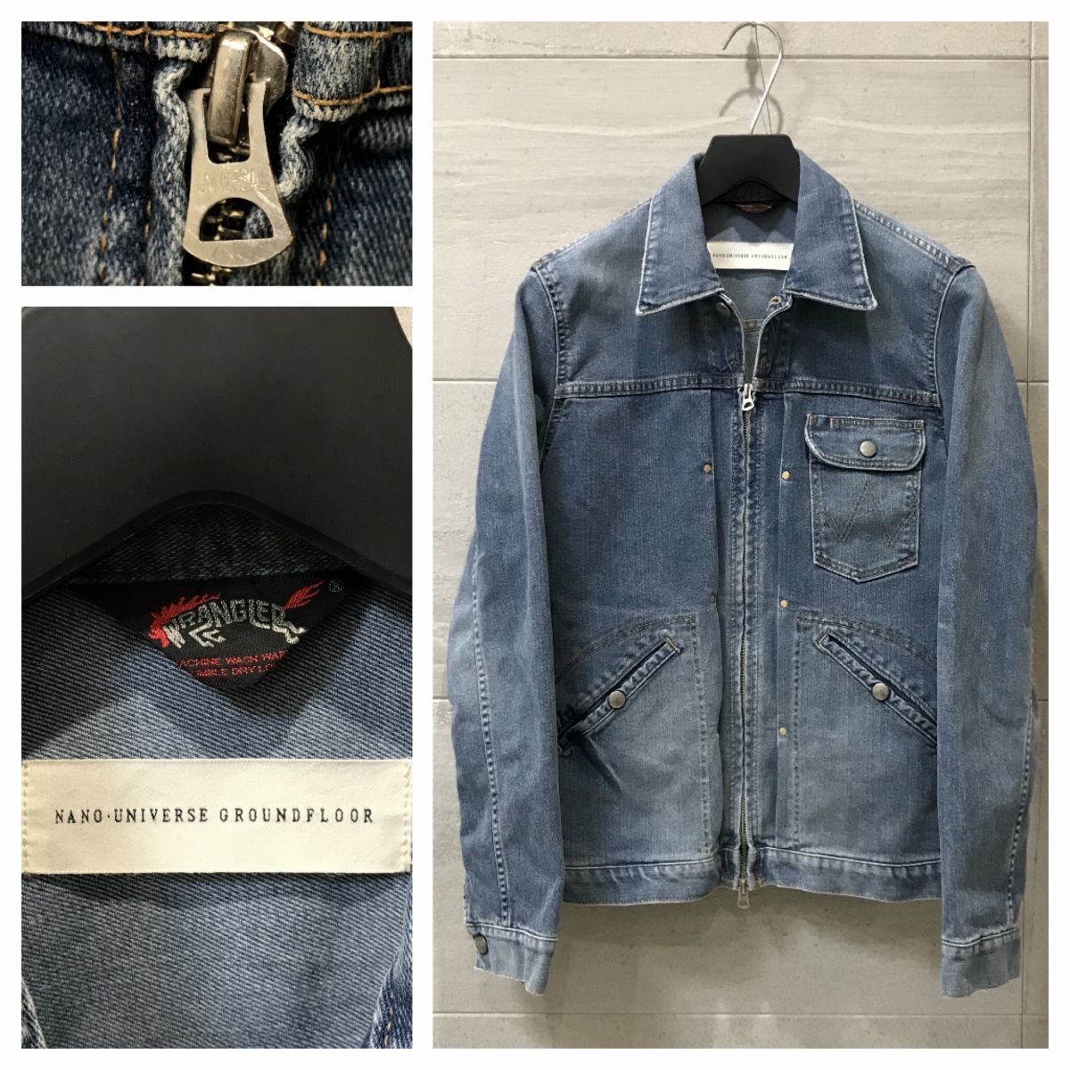 希少 コラボ nano universe × Wrangler 別注 ナノユニバース 