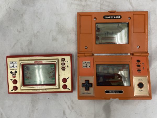 限定セール，低価 0105-239M⑥13066 Nintendo 任天堂 ニンテンドー GAME&WATCH ゲーム＆ウォッチ MC-25 DK-52 ミッキーマウス ドンキーコング ゲーム機(ゲームウォッチ)｜売買されたオークション情報、yahooの商品情報を ゲームウォッチ