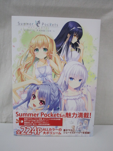 Summer Pockets VISUAL TVアニメ『Summer 設定資料集 BLUE - Yahoo!オークション (VISUAL FANBOOK ARTS&frasl;Key) キャスト B0131-4Y&frasl; FA Pockets』公式設定資料集が3月31日に発売！ Pockets』～夏灯り、君と過ごす夜～