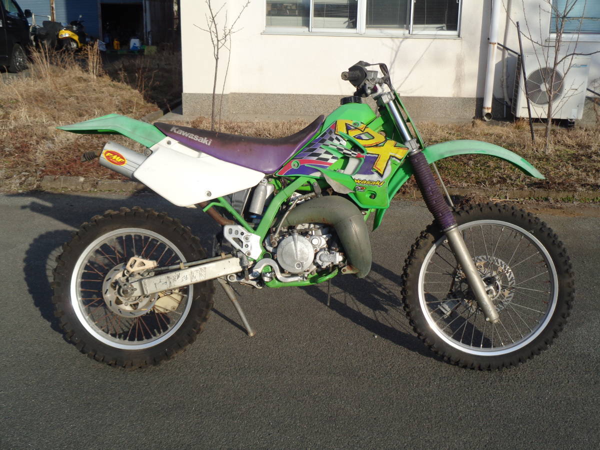 KAWASAKI THEBUILD-ダートバイクマガジン KDX220：BEHIND KDX125SR