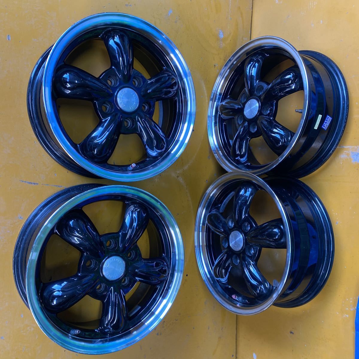 ☆絶版品☆ RADIANCE ラディアンス R-5 15インチ アルミ ホイール 6J + 