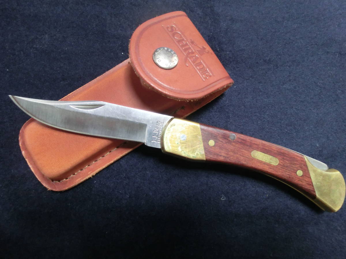 L.L.Bean SCHRADEアンクルヘンリー 折り畳み式 ナイフ】長期保存品 未 