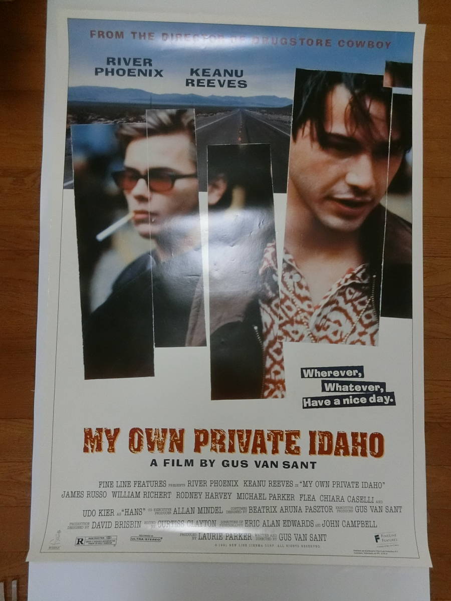 映画ポスター【マイ・プライベート・アイダホ】VHS発売告知版/My Own 