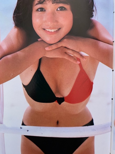 お宝☆岡田有希子☆ハイレグ水着グラビア☆12P☆切り抜き(タレント