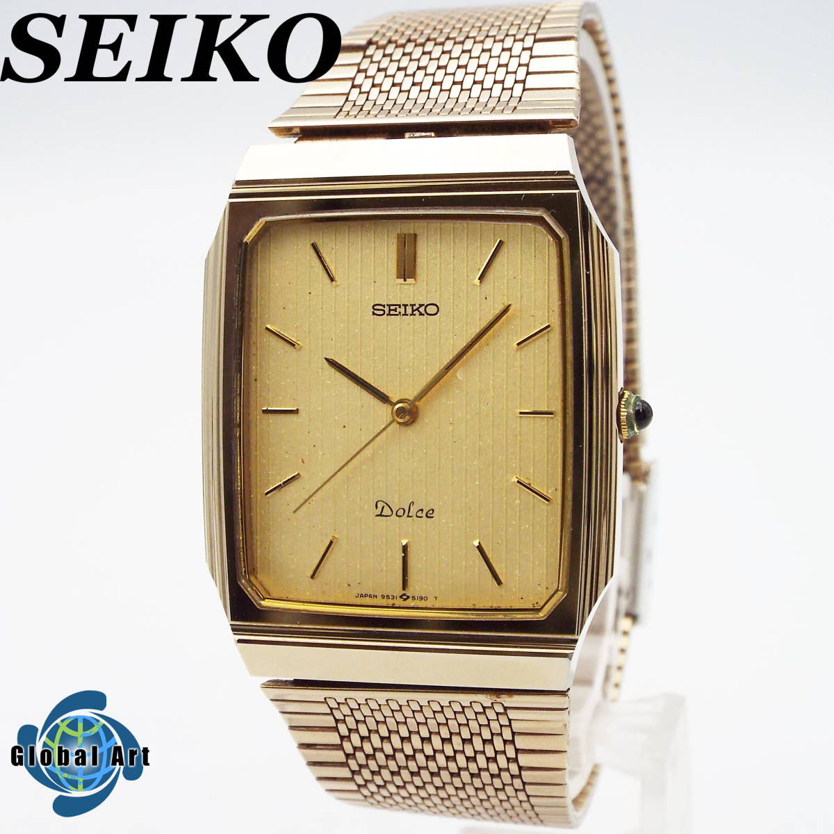稼動品☆ SEIKO セイコー 腕時計 ドルチェ 9531-5160 ゴールド 【公式 