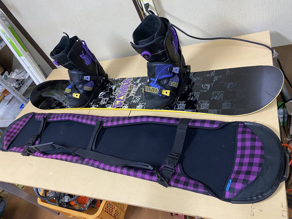 FLOW スノーボード 151cm EZRIDER 操作性◎ バインディング EZ RIDER 0