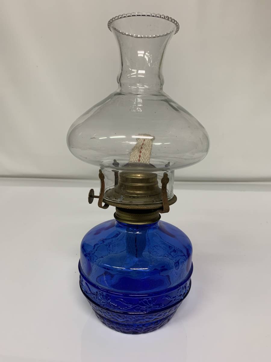 香港製 硝子 オイルランプ ランタン① 電化製品 照明 【公式通販】
