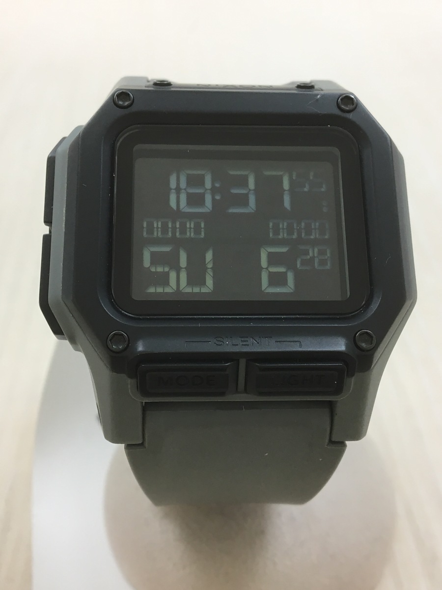 定番，お買い得 NIXON クォーツ腕時計/デジタル/ラバー/GRY/ /NA1180632/REGULUS(デジタル)｜売買されたオークション情報、yahooの商品情報をアーカイブ公開 - オークファン その他