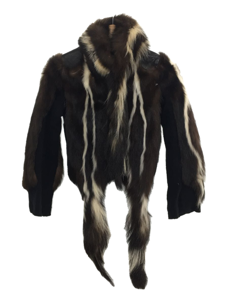 if six was nine◇ジャケット/1/レザー/BEBE BOMBER BBGL/カシミヤ100