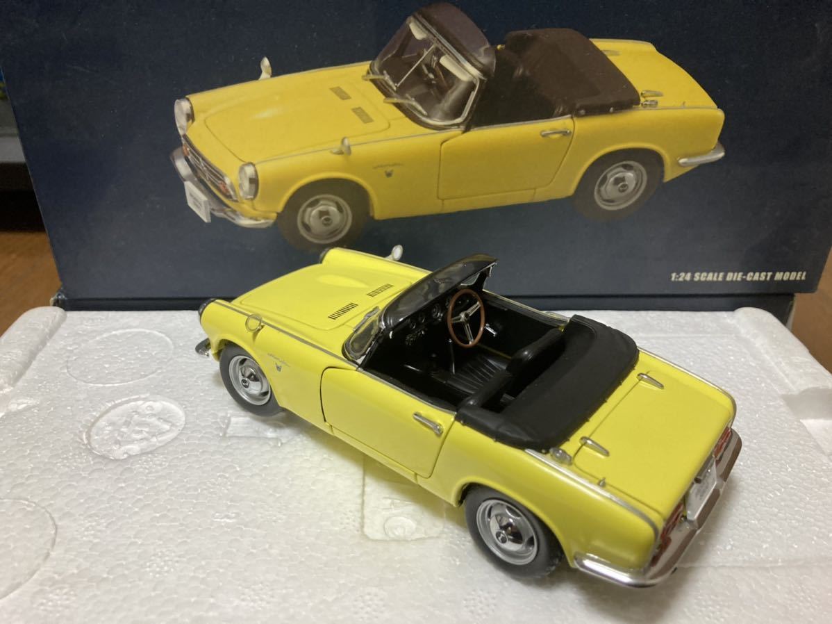 EBBRO エブロ 1/24 Honda S800 ROADSTER 1966（yellow) ホンダ 