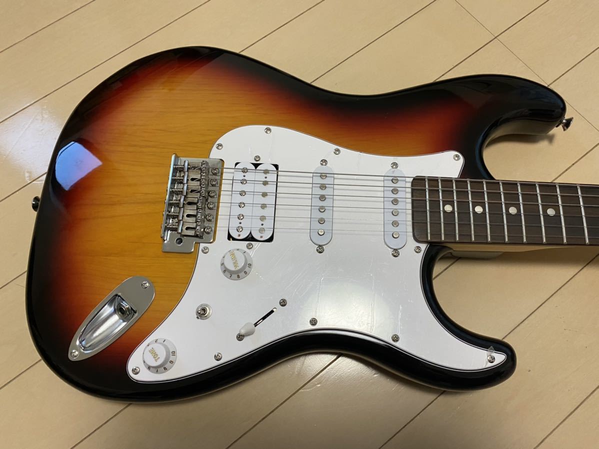BUSKER'S バスカーズ エレキギター BST-3H サンバースト ストラト